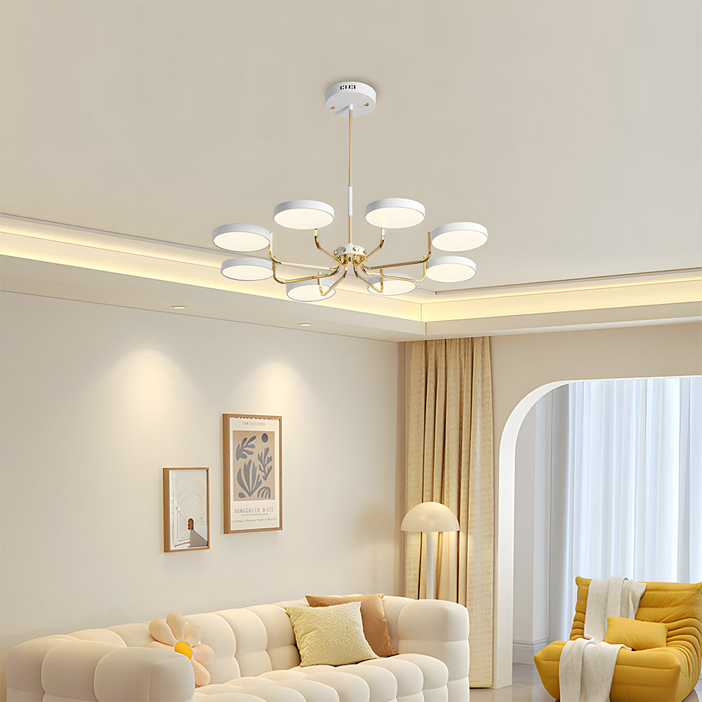 Nordic Iron LED Ceiling Light for Living Room