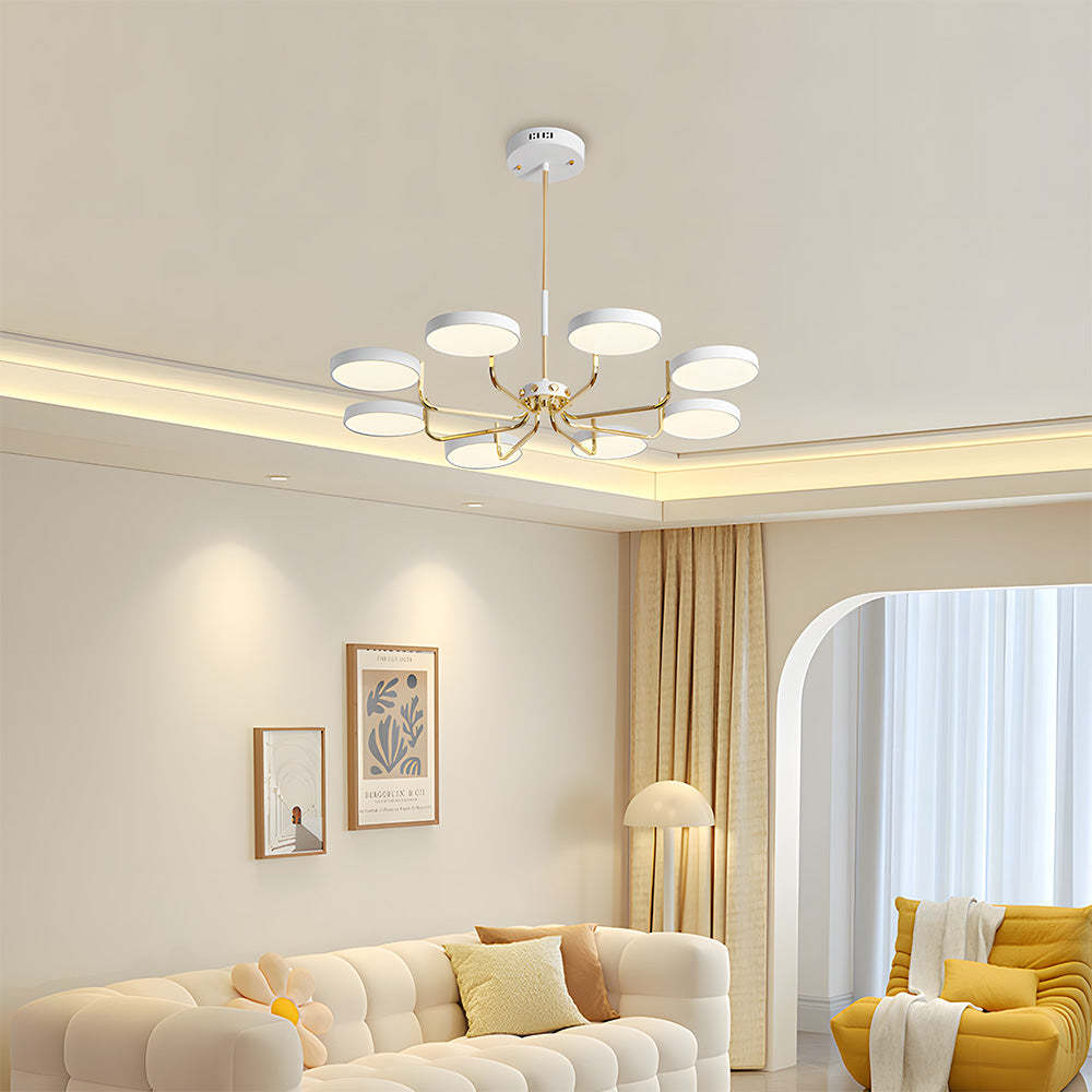 Nordic Iron LED Ceiling Light for Living Room