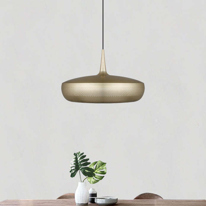Minimalist Golden Metal Chandelier Modern Pendant Lampshade -Homdiy