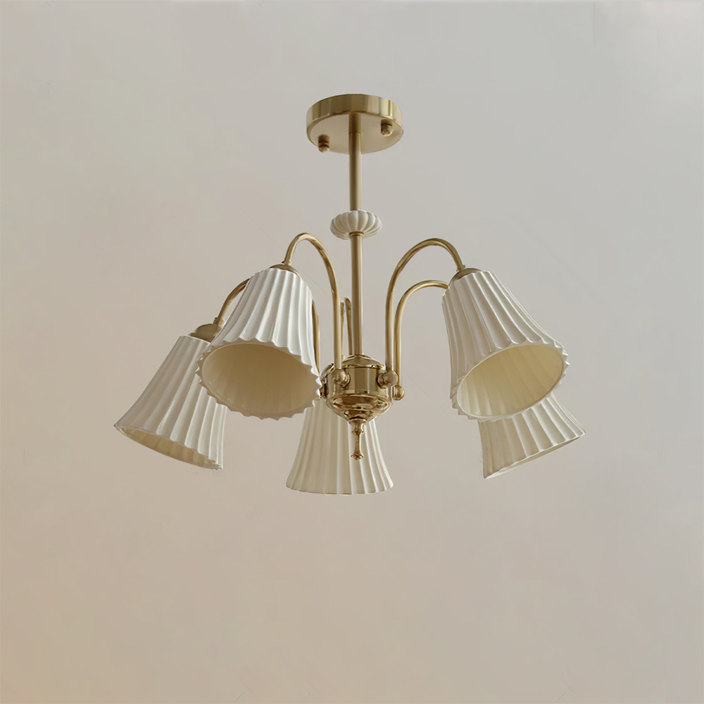 Medieval Ceramic Trumpet Chandelier -Homdiy