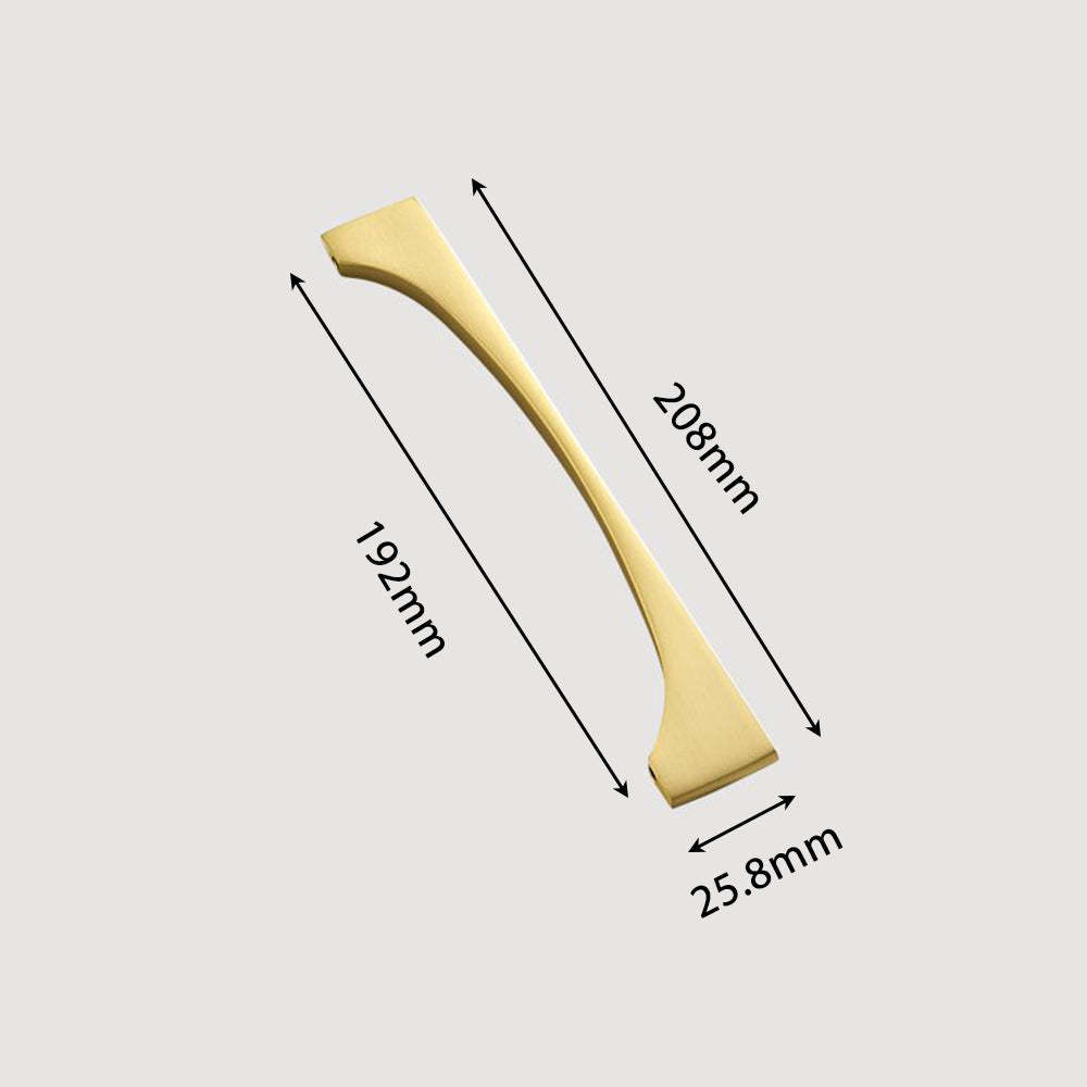 Modern Gold Brass Cabinet and Drawer Handles -Homdiy