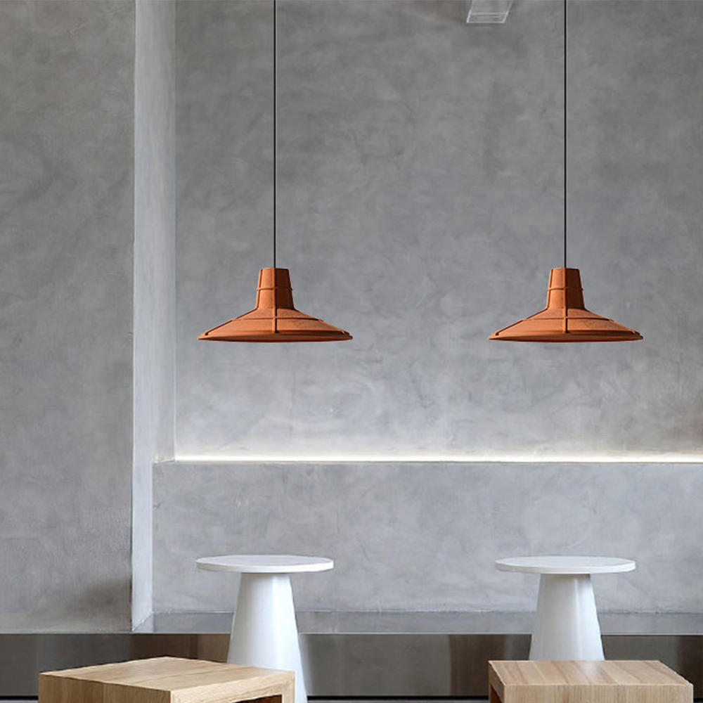 Modern Industrial Cement Pendant Light -Homdiy