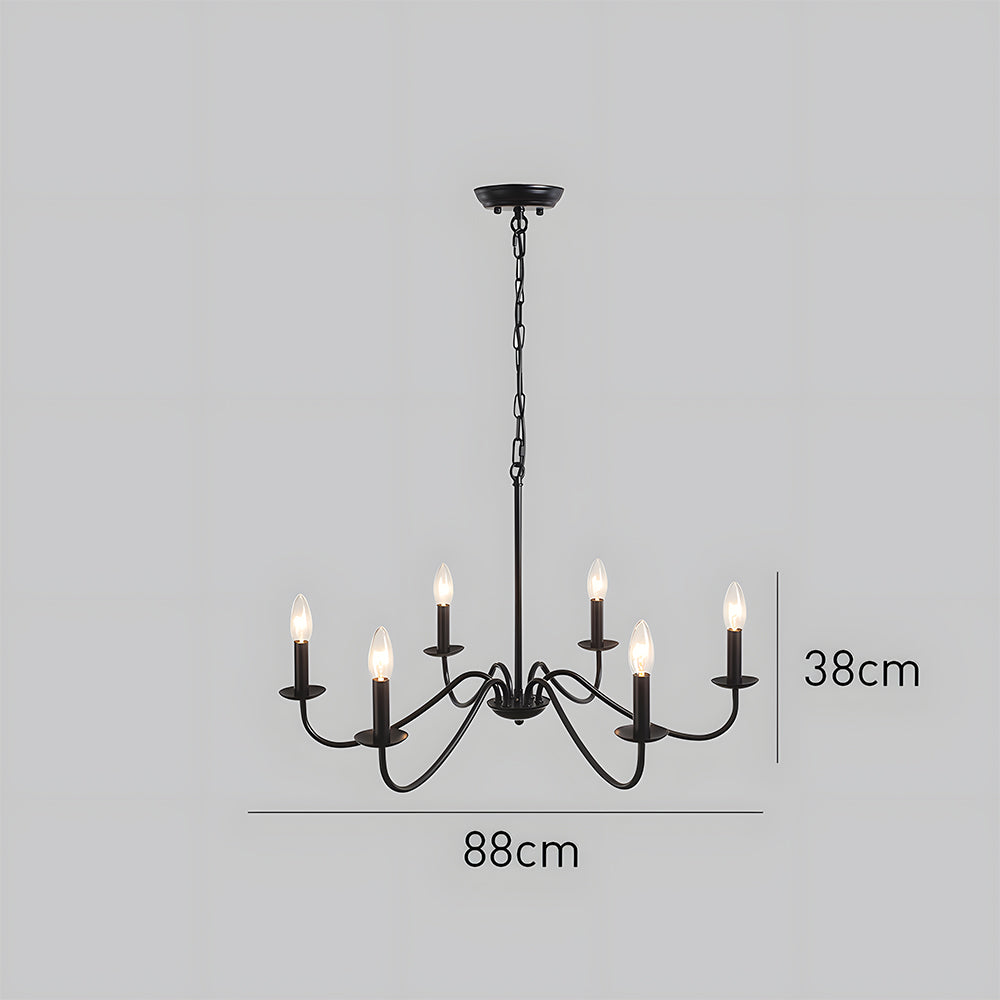Simple Modern Iron Bedroom Pendant Lights