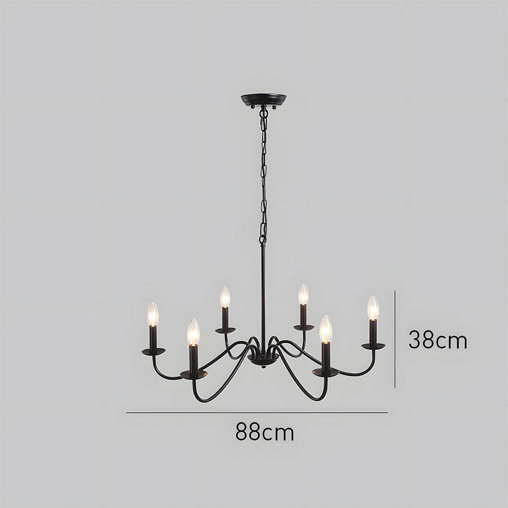 Simple Modern Iron Bedroom Pendant Lights