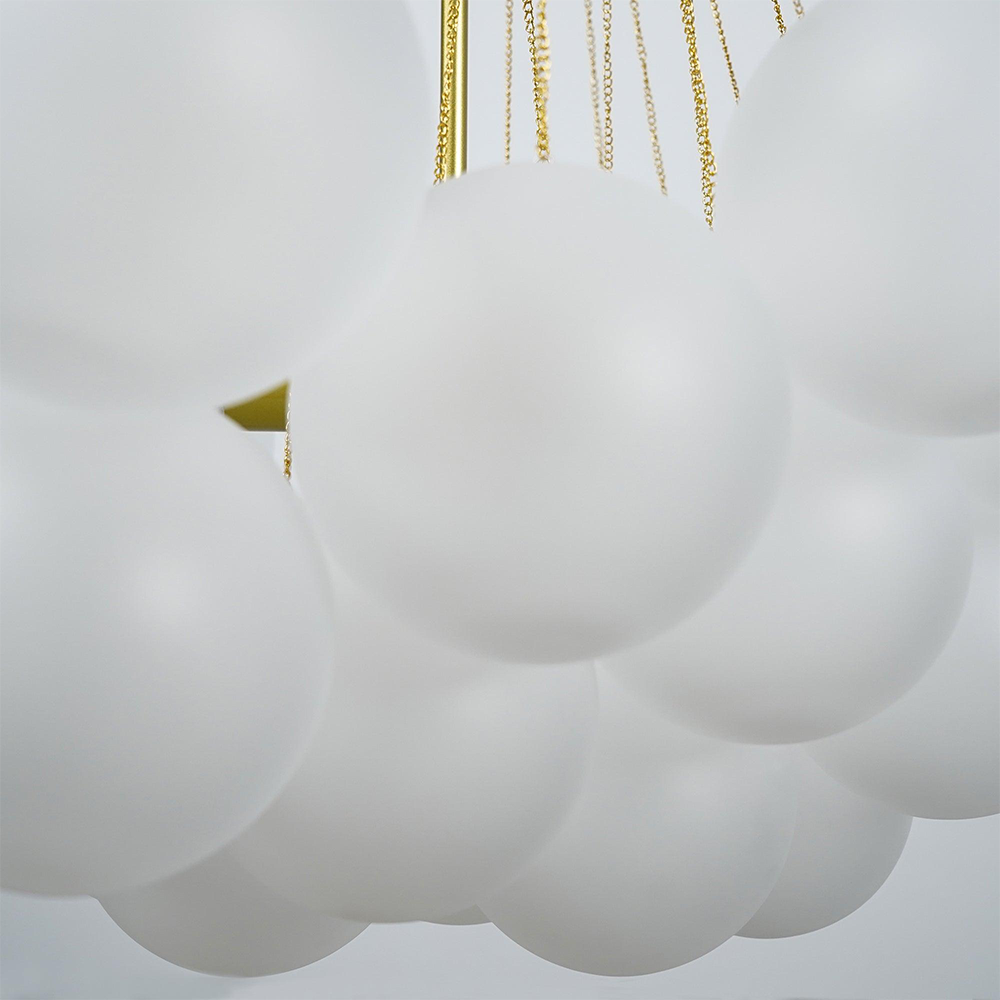 Vintage Glass Bubble Chandelier -Homdiy