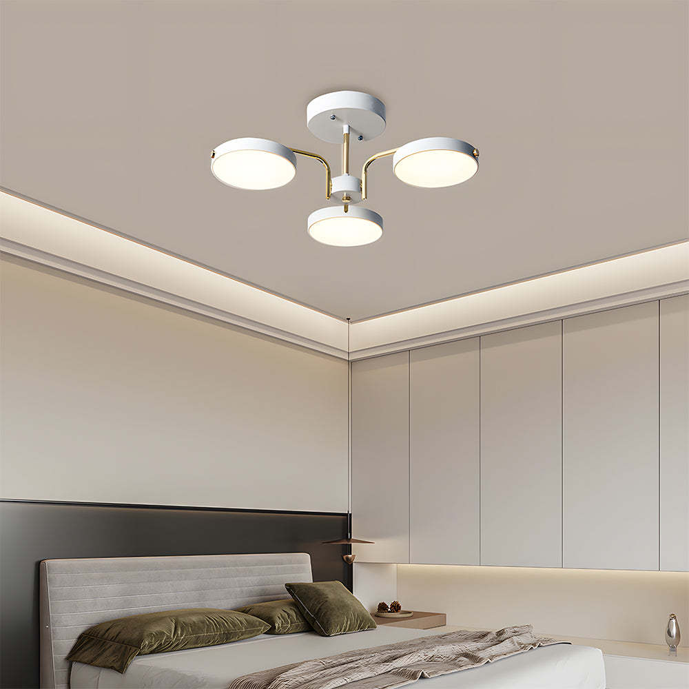 Nordic Iron LED Ceiling Light for Living Room