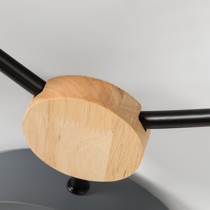 Modern Branch Multi-Head Iron LED Ceiling Light for Bedroom