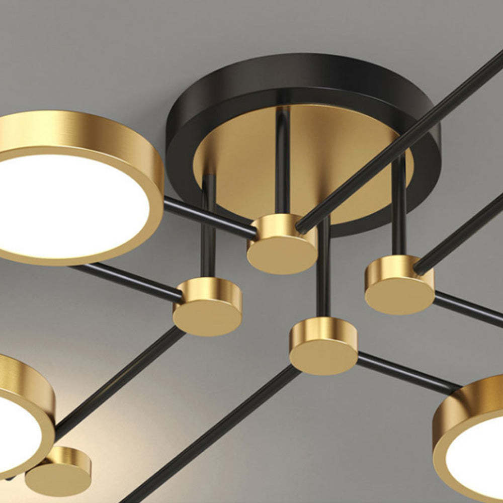 Modern Luxurious Metal LED Living Room Ceiling Light   SKU 未定