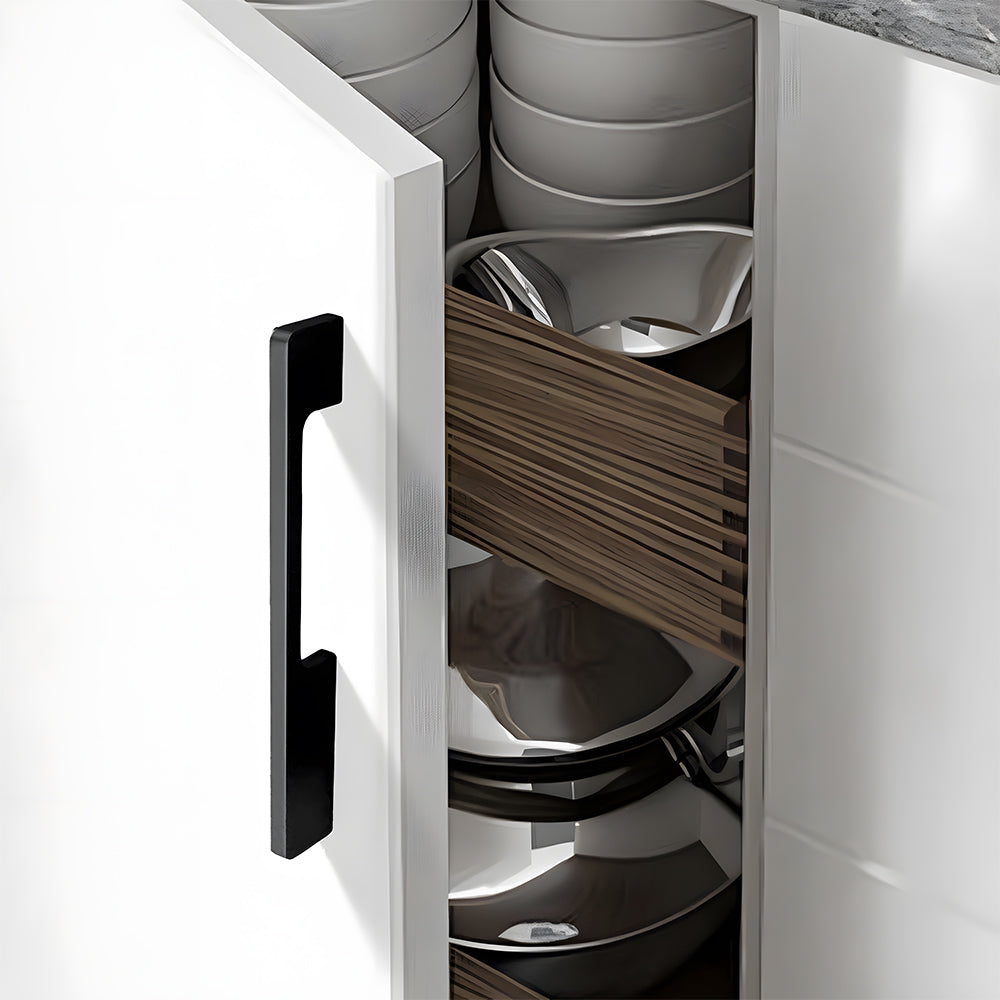 Solid Aluminum Alloy Modern Slimline Gold Cabinet and Drawer Handles