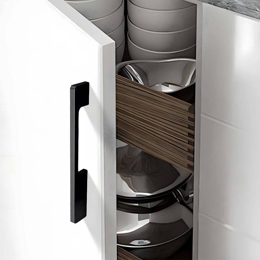 Solid Aluminum Alloy Modern Slimline Gold Cabinet and Drawer Handles