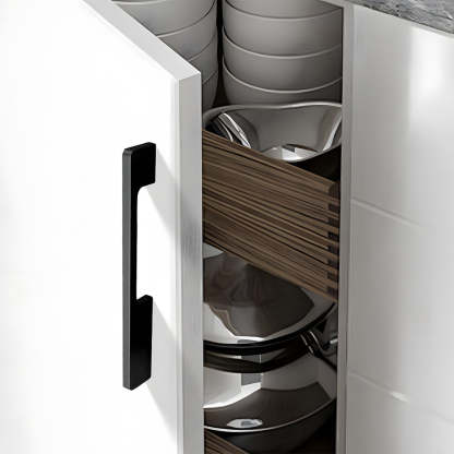 Solid Aluminum Alloy Modern Slimline Gold Cabinet and Drawer Handles