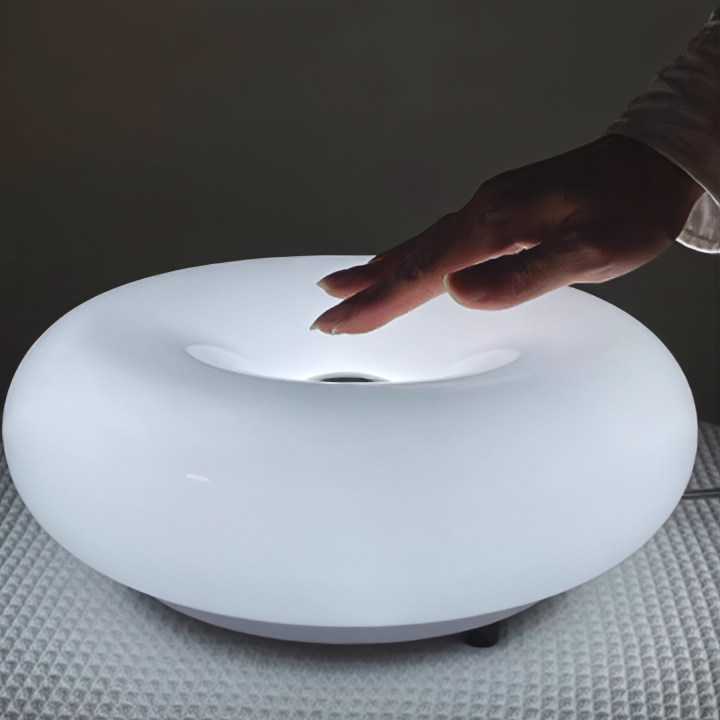 Cute Donut Glass Wall Lamp LED Touch Wall Sconce