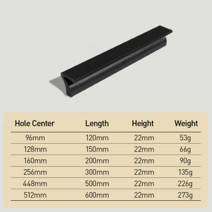 Modern Decor Aluminum Cabinet Handles For Kitchen