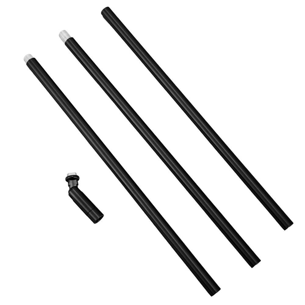 Modern Bauhaus Stained Glass Rod Pendant Light -Homdiy