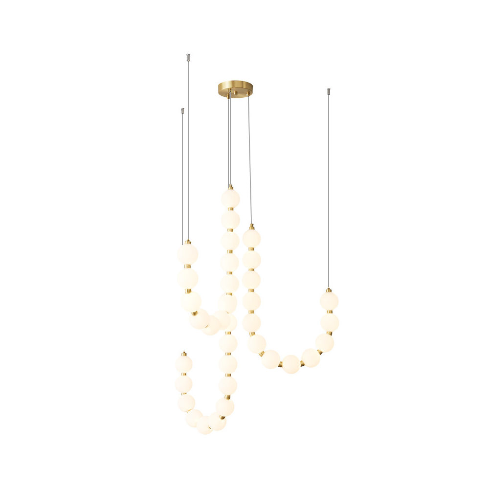 Luxury White Necklace Chandelier -Homdiy