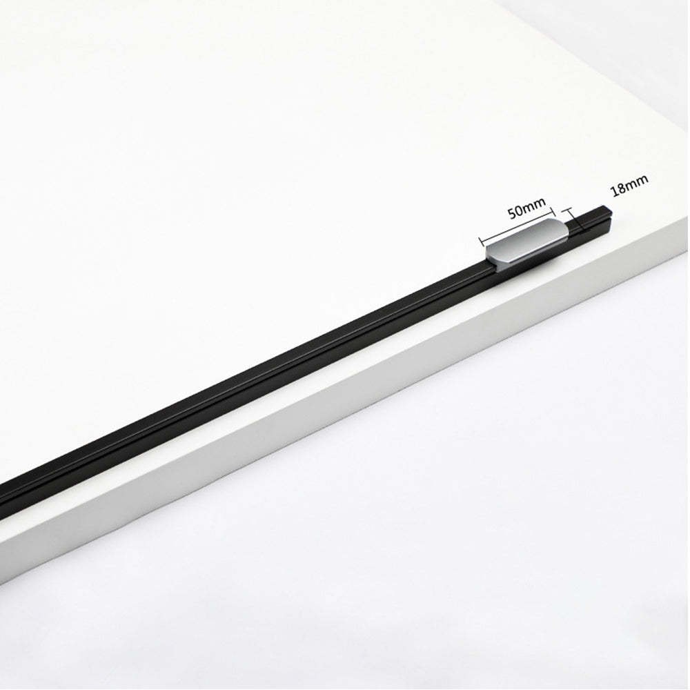 Aluminum Decorative Cabinet Pull Closet Door Hardware Handles for Furniture Cabinet -Homdiy