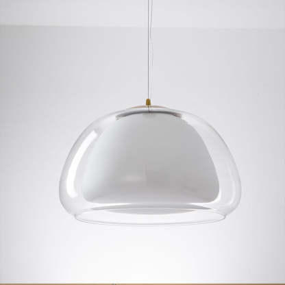 Modern Milk Glass Jelly Pendant Light -Homdiy
