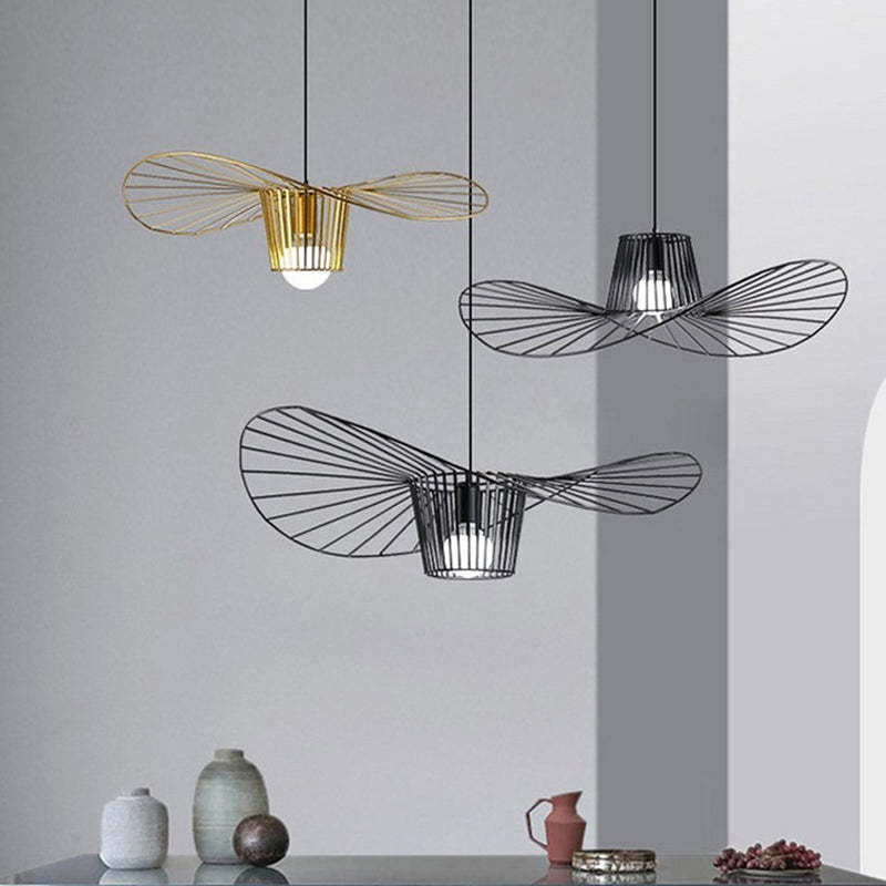 Modern Iron Design Hat Shape Pendant Light -Homdiy