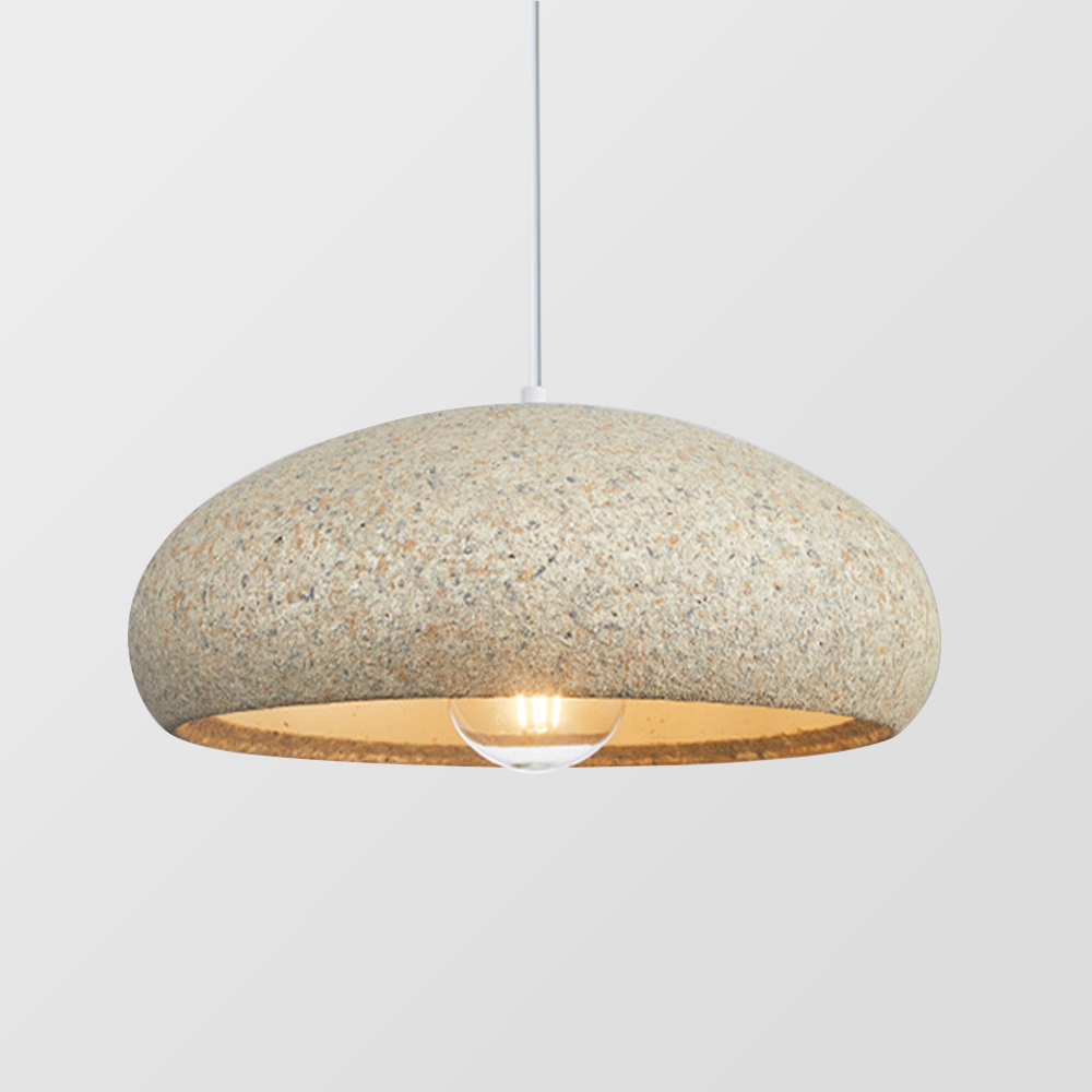 Creatieve Kom Vormige Star Dot Geel Wabi Sabi Pendant Light -Homdiy