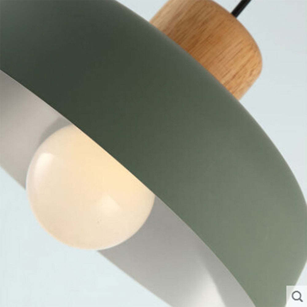 Scandinavian Round Colorful Aluminium Pendant Lamp -Homdiy