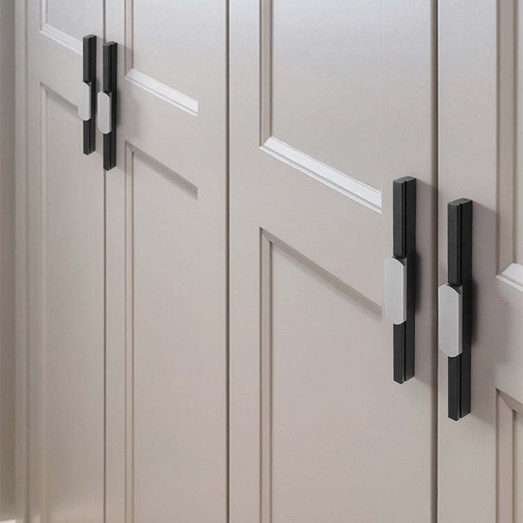 Aluminum Decorative Cabinet Pull Closet Door Hardware Handles for Furniture Cabinet -Homdiy