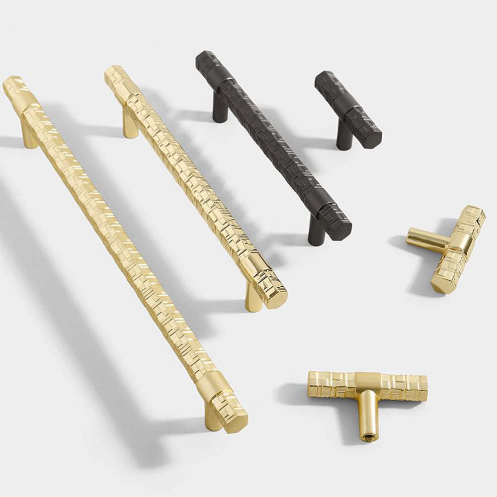 Solid T-Bar Zinc Alloy Cabinet Handles -Homdiy