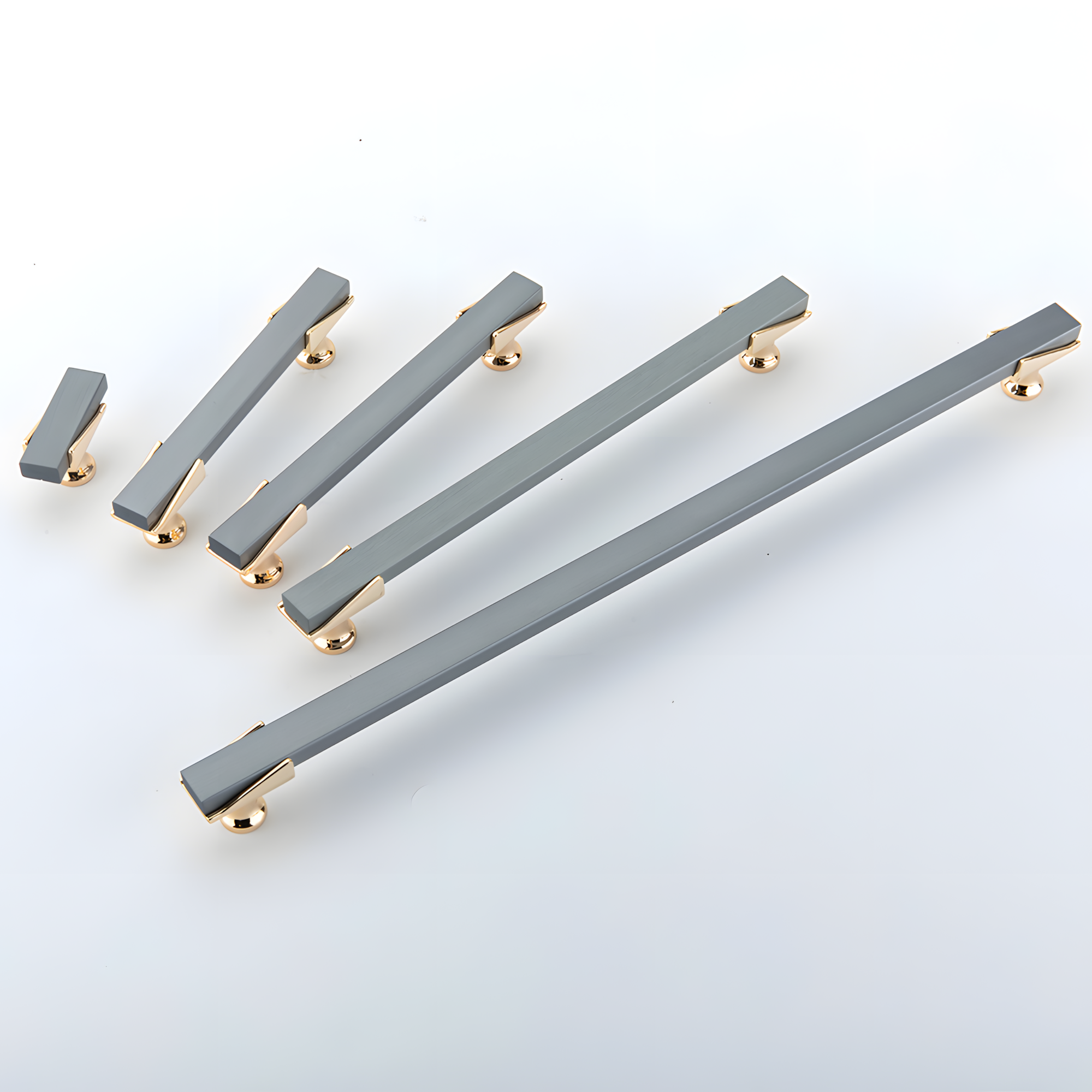 Zinc Alloy Modern Kitchen Cabinet Pulls