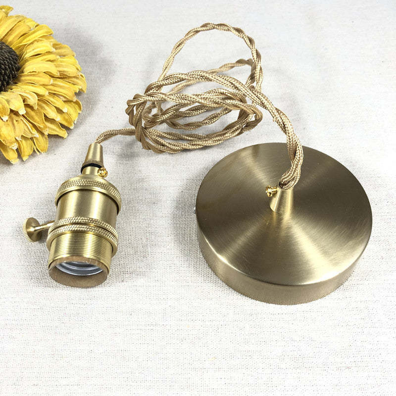 Irregular Brass Glass Pendant Light  Craft Hanging Lamp For Bedroom -Homdiy