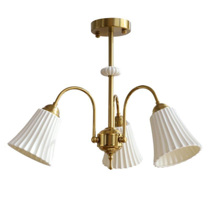 Medieval Ceramic Trumpet Chandelier -Homdiy