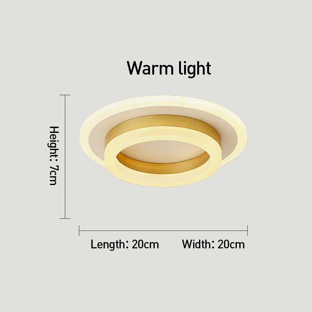 Mini Art Deco Hallway LED Ceiling Lamp