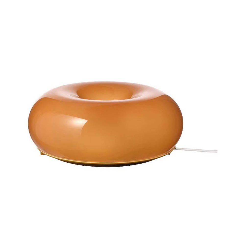 Cute Donut Lamp Orange / White Table Lamp -Homdiy