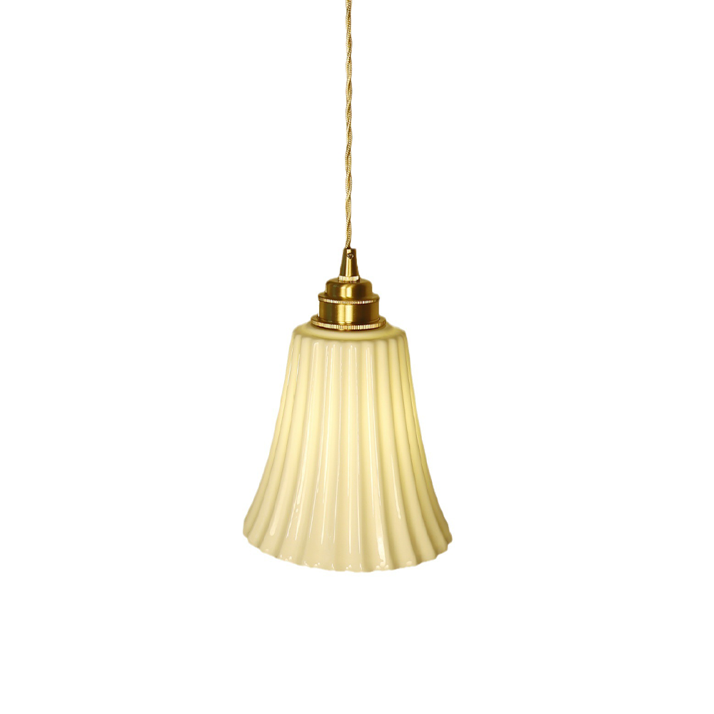 Modern Trumpet Ceramic Pendant Light -Homdiy