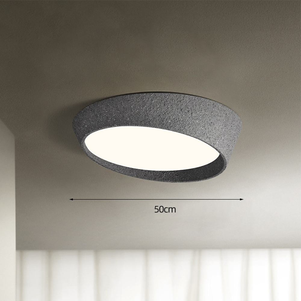 Nordic Half Moon Shaped Flush Ceiling Light For Living Room -Homdiy