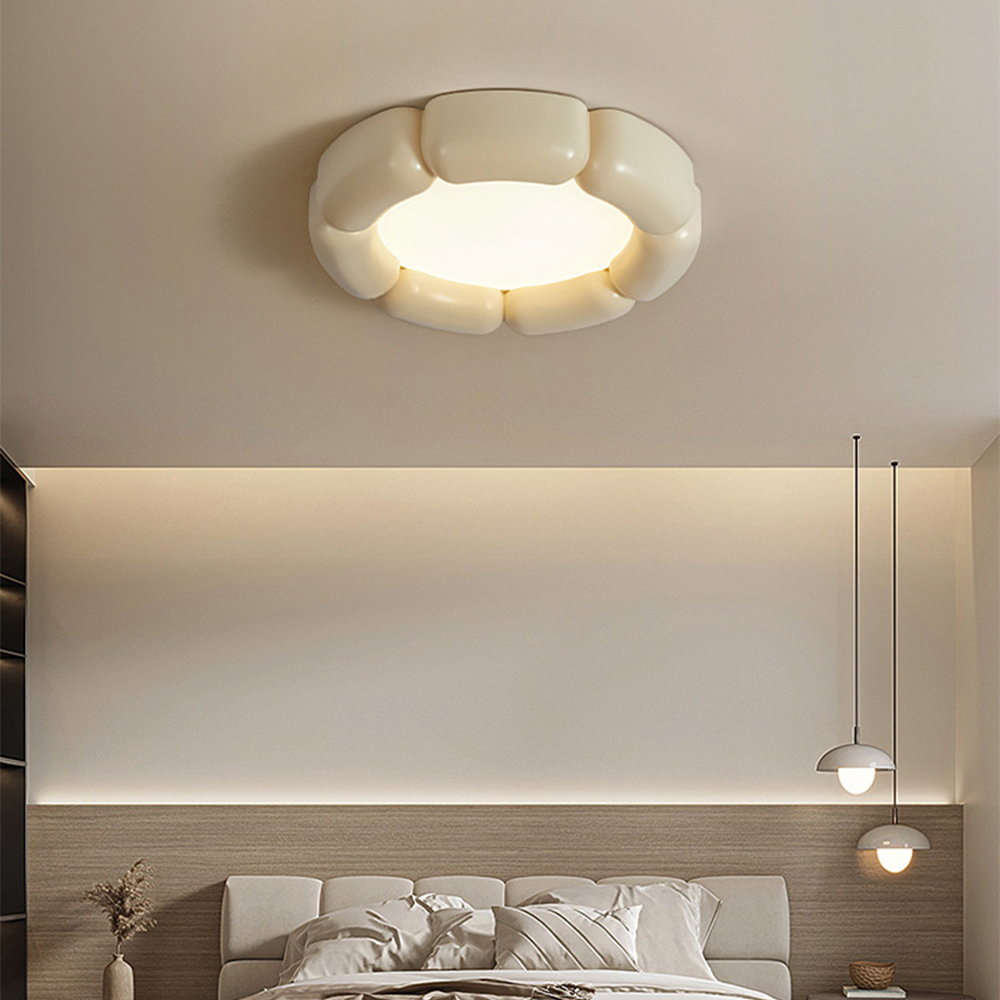 Nordic Cream Style Modern Minimalist French Ceiling Lamp -Homdiy