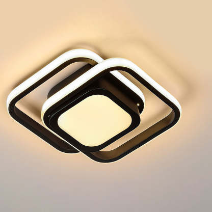 Minimalist Double Ring LED Ceiling Lamp