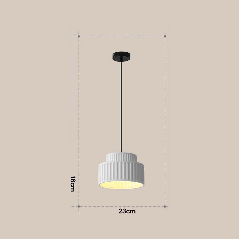 Wabi Sabi Modern Simple Cream Dining Room Pendant Light -Homdiy