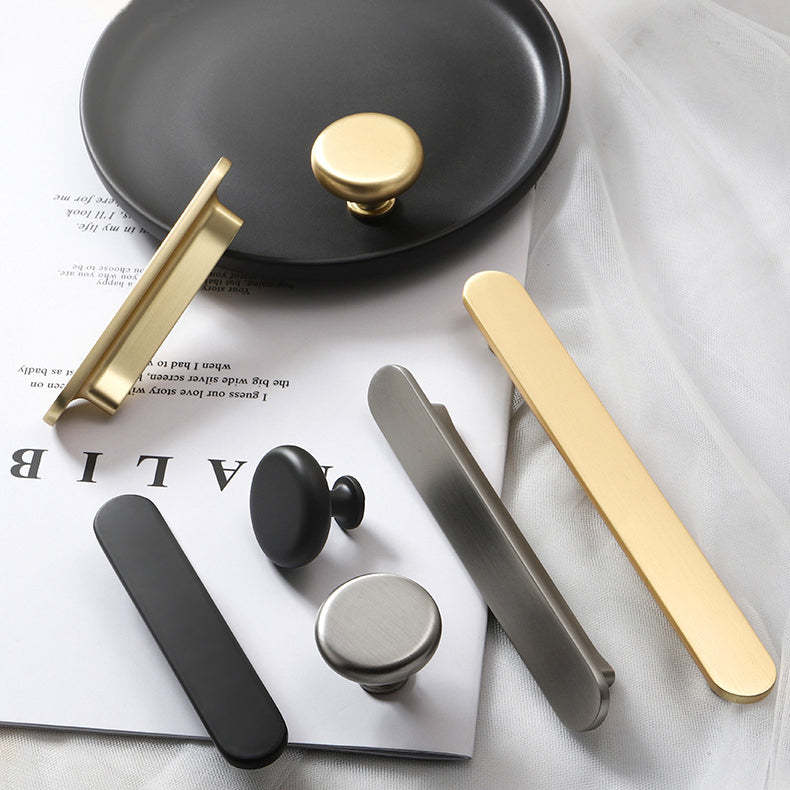 Zinc Alloy Modern Minimalist Cabinet Crawer Pulls -Homdiy