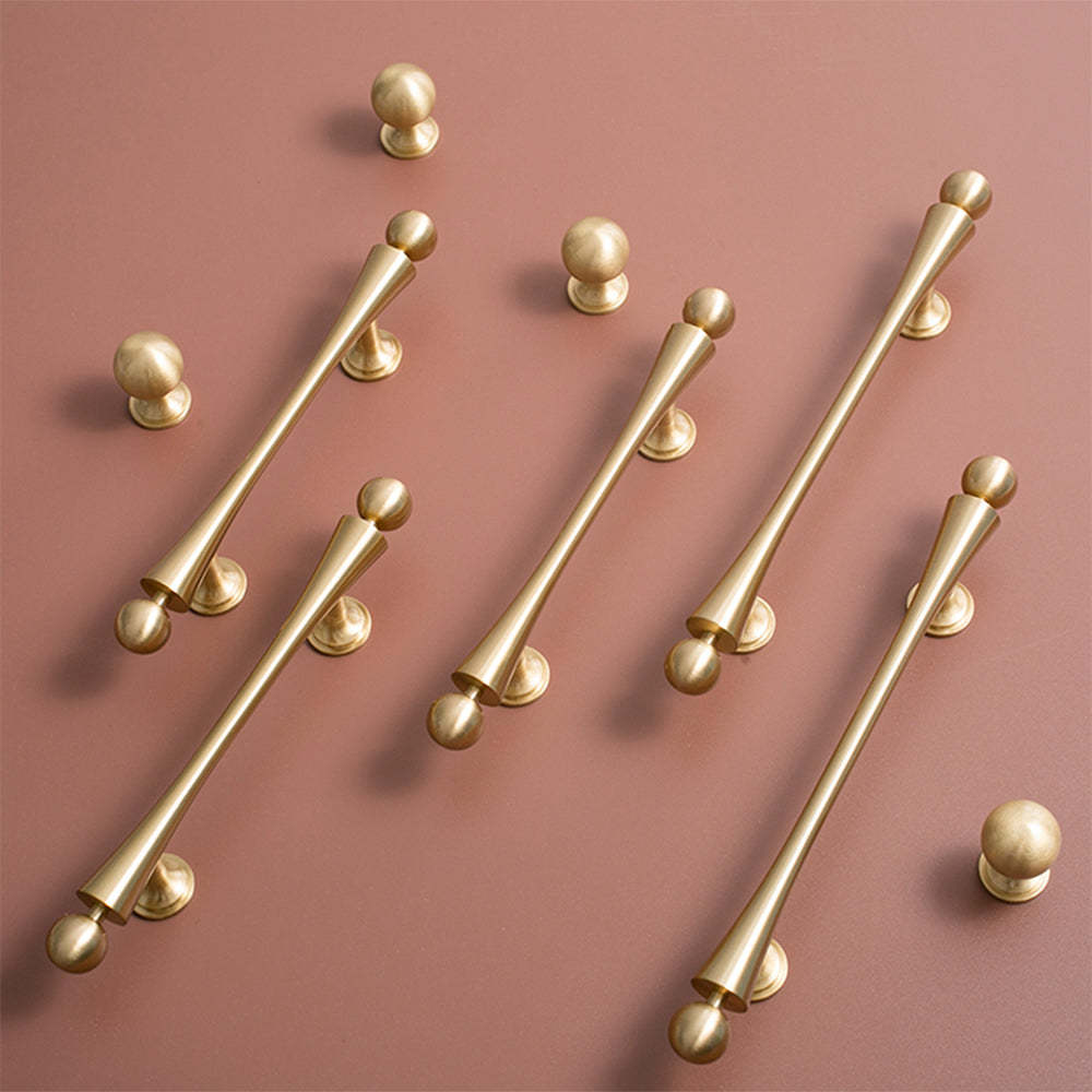 Cabinet Handles Modern Brass Gold Cabinet Pulls | Goldenwarm