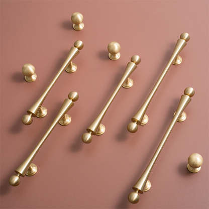 Cabinet Handles Modern Brass Gold Cabinet Pulls | Goldenwarm