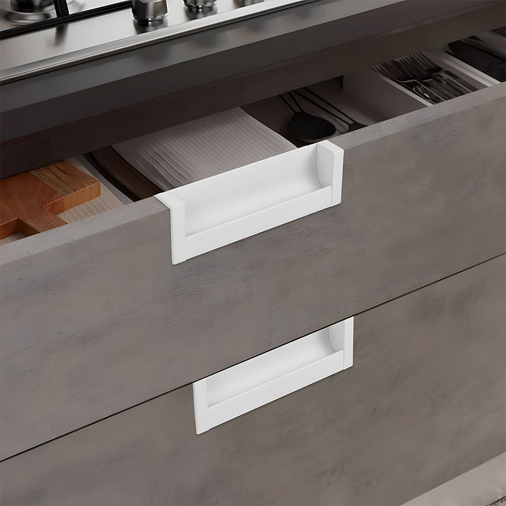 Contemporary Aluminum Alloy Finger Edge Pulls