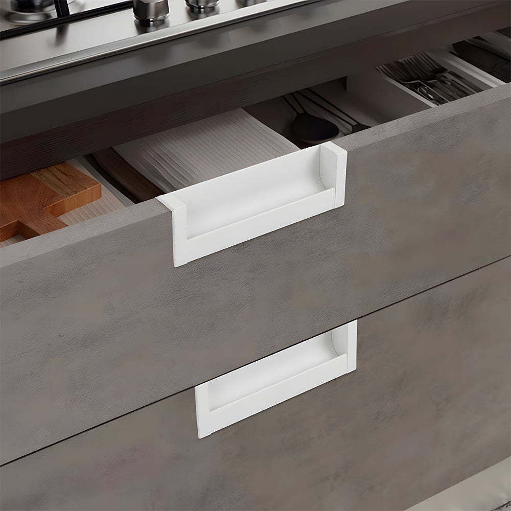 Contemporary Aluminum Alloy Finger Edge Pulls