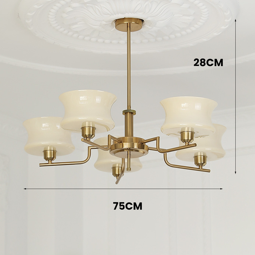 Belue Chandelier For Dining Room -Homdiy