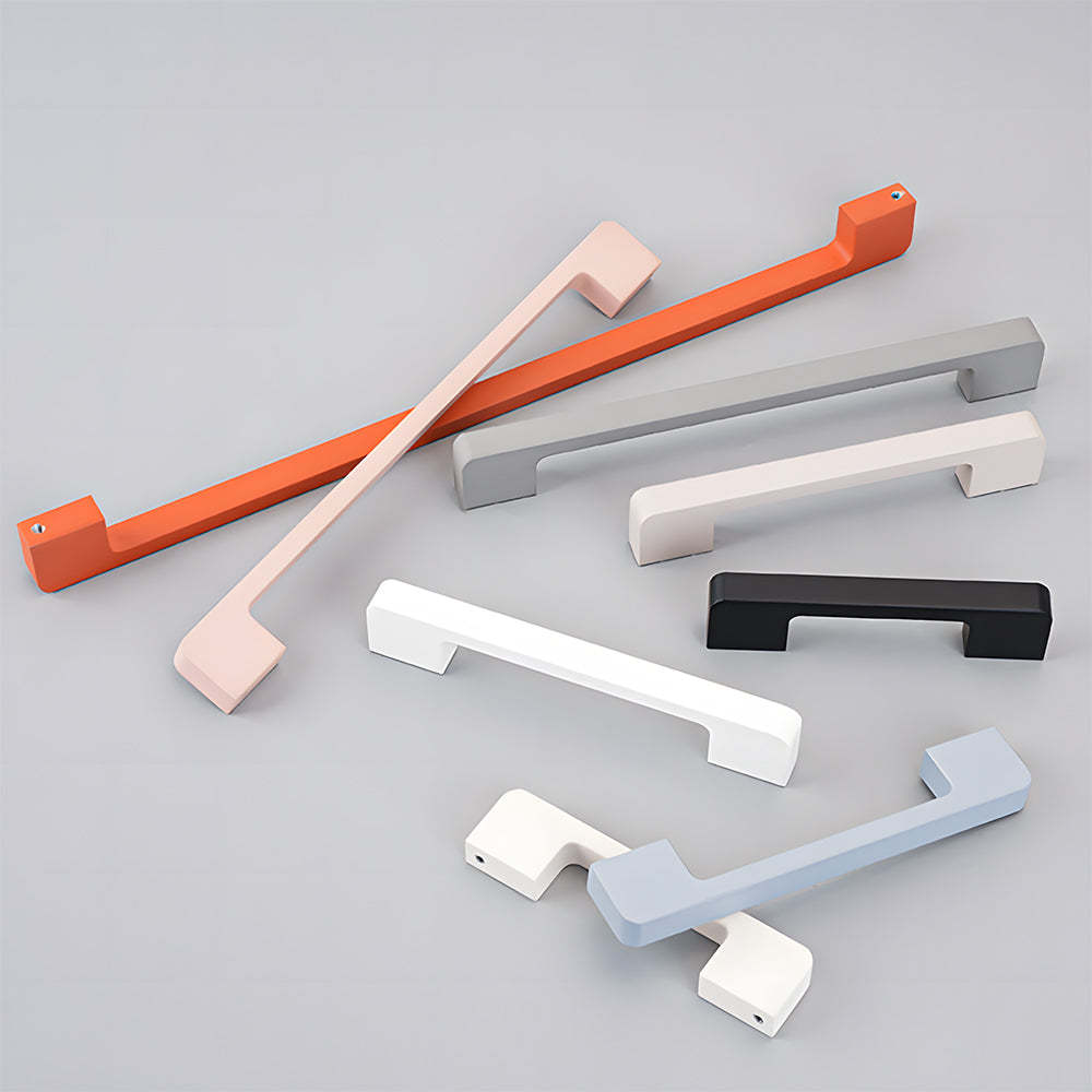 Simple Multi-Color Kitchen Cabinet Handles