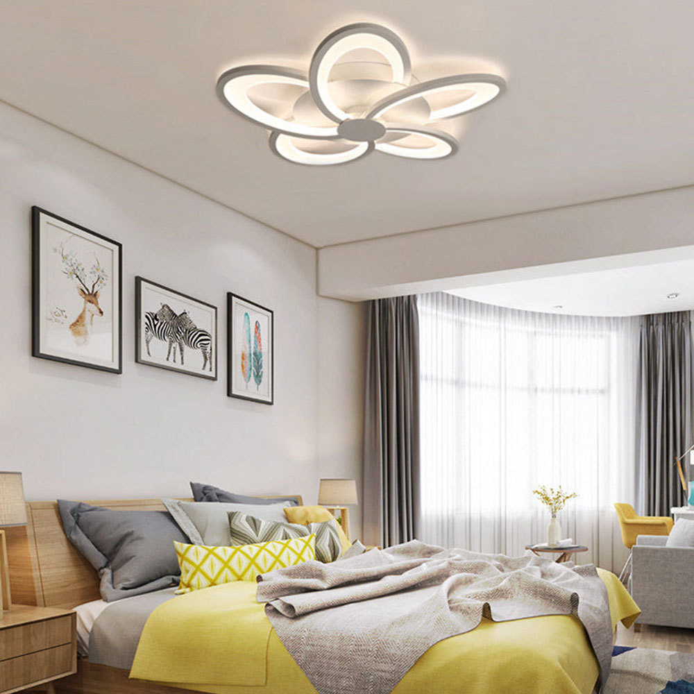 LED Flush Mount Acrylic Windmill Ceiling Light -Homdiy