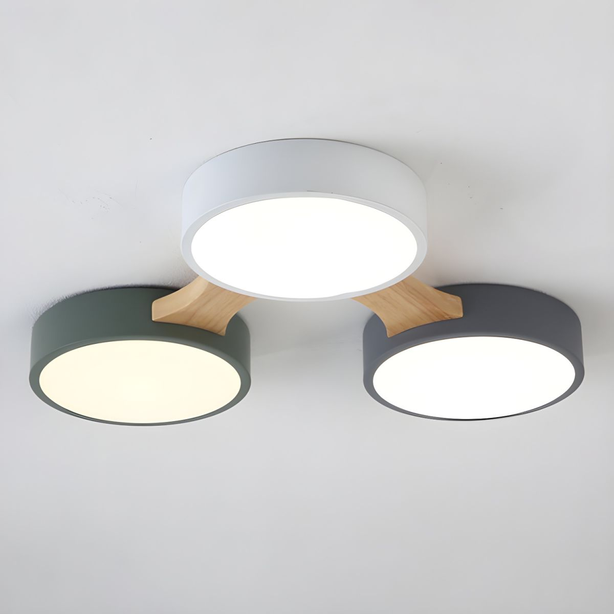 Led ceiling light for bedroom-modern, iron | Gleamlamp UK