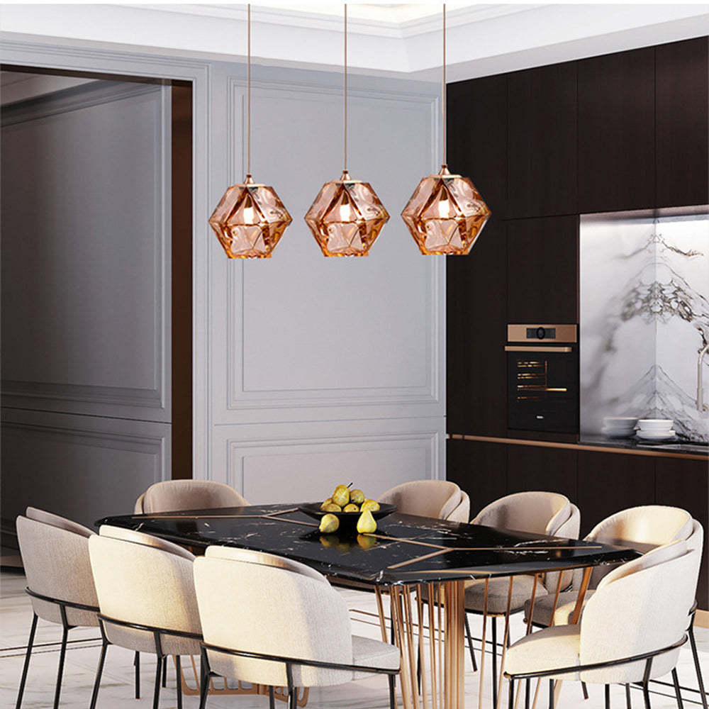 Creative Glass Pendant Lighting Postmodern Dining Room Pendant Light -Homdiy
