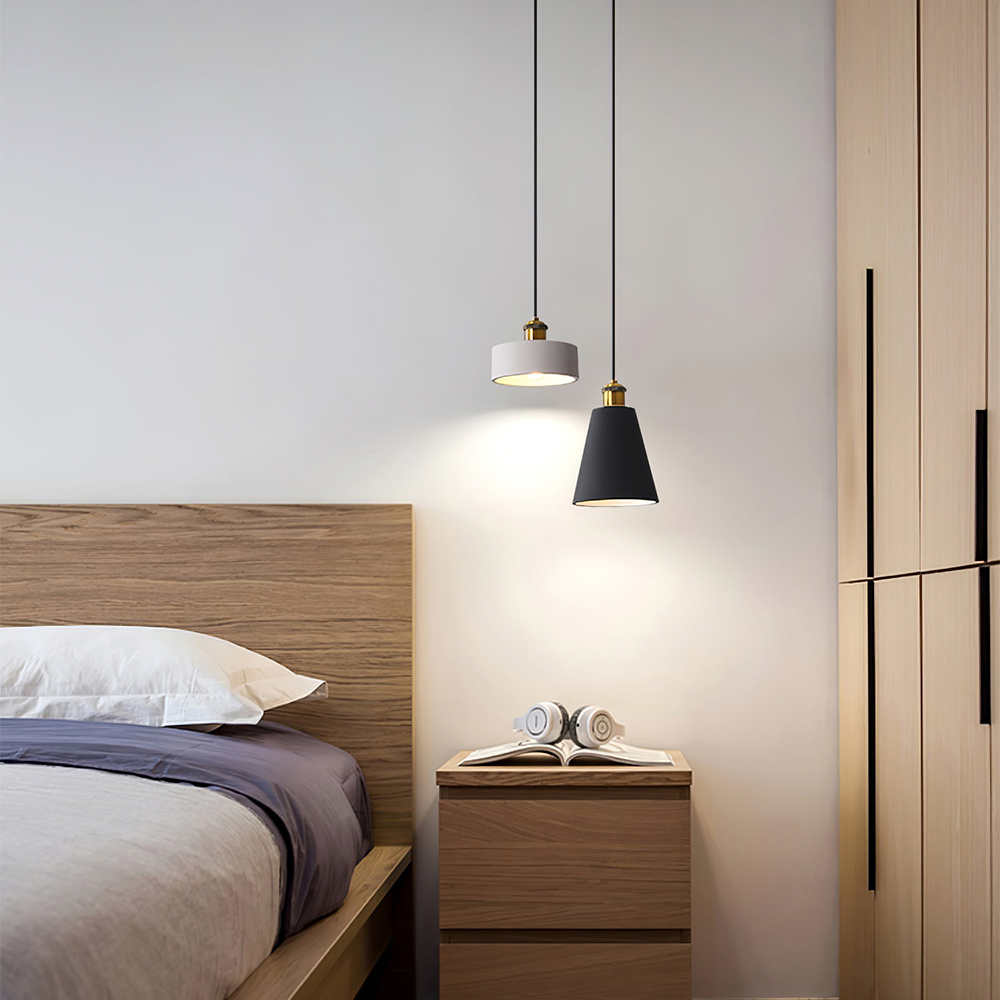 Colorful Resin Geometric Pendant Lamp -Homdiy