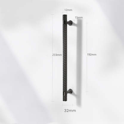 Shiny Modern Zinc Alloy Titanium Gold Black Door Handles