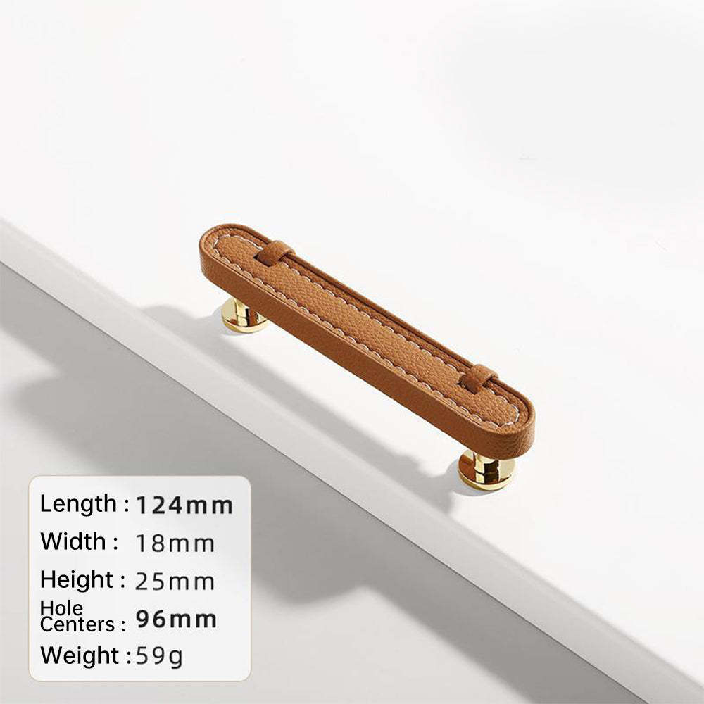 Modern Leather Kitchen Cabinet Handles -Homdiy