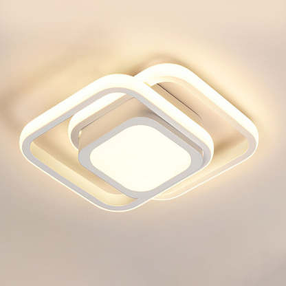 Minimalist Double Ring LED Ceiling Lamp